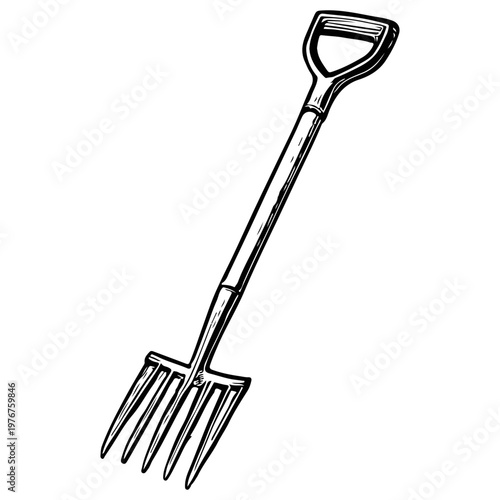 Garden fork gardening tool digging tool agricultural tool