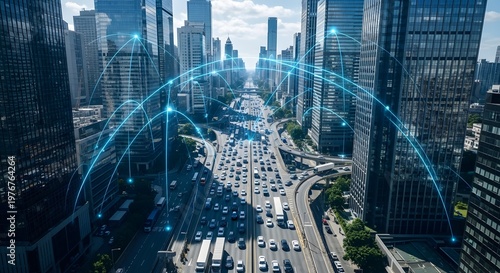 Smart City Network: Modern Urban Infrastructure and Data Connectivity