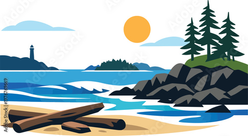  National Park Reserve Canada Coastal Landscape 