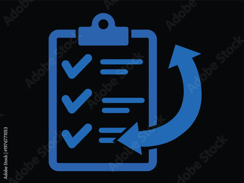 Business strategy icon art