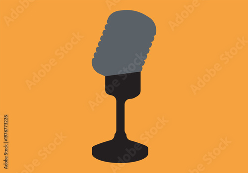 microphone icon vector illustration