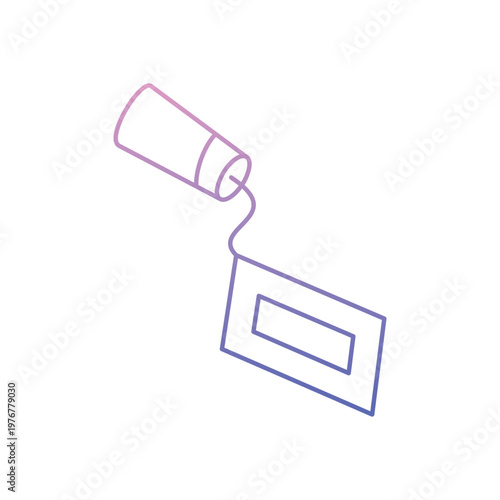 Trowel icon clean and modern vector illustration
