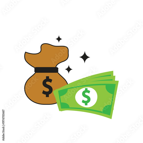 Money Cash Finance Profit Icon
