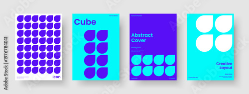 Modern Brochure Template. Geometric Report Design. Abstract Flyer Layout. Book Cover. Background. Business Presentation. Poster. Banner. Advertising. Brand Identity. Notebook. Pamphlet. Journal