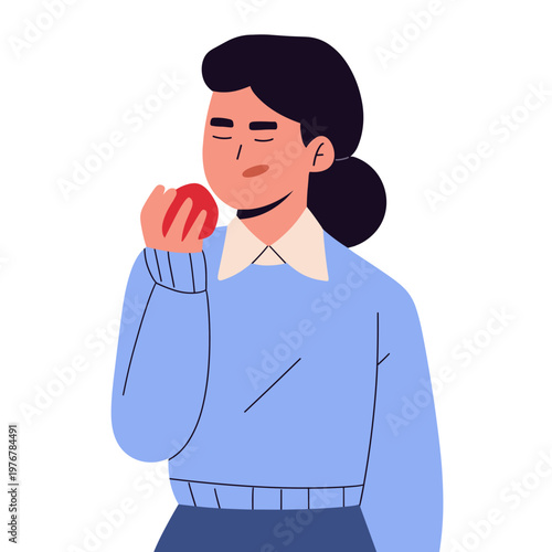 Flat vector illustration of people enjoying food and drinks, including pizza, noodles, fruit, snacks, and beverages. perfect for food blogs, restaurant ads, health topics, menus, social media content