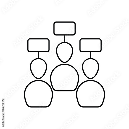 Protest icon clean and modern vector illustration