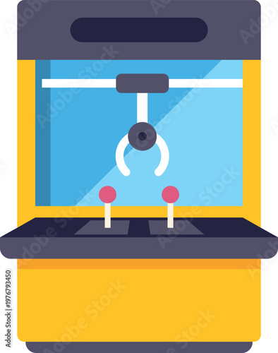 Claw machine offering fun and rewards at an arcade