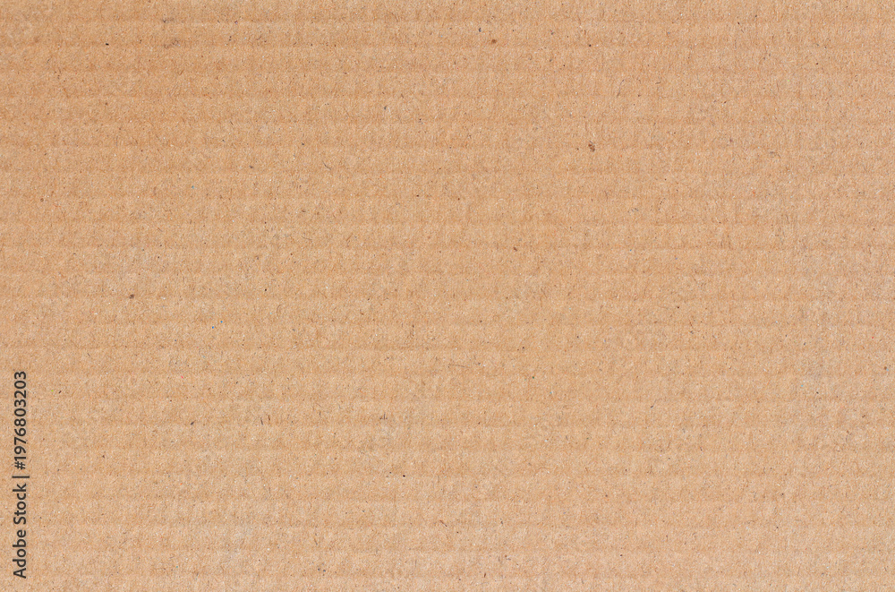 Fototapeta premium Cardboard sheet texture background, detail of recycle brown paper box pattern.