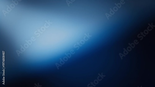 A soft, gradient background transitions from a bright, ethereal white to a deep, calming blue, creating a serene and abstract visual.
