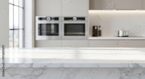 Wallpaper Mural A kitchen counter top with built-in appliances Torontodigital.ca