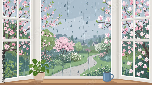 Potted plant on a windowsill indoors.