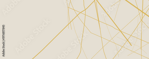Photography Gold Kintsugi crack pattern on whitish background