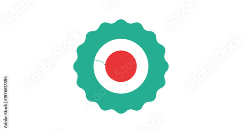Green Target Icon with Red Center.