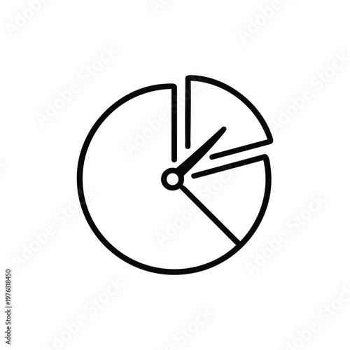 Black and white vector circus spotlight icon entertainment show symbol minimal line illustration