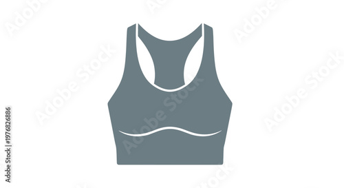 Grey Sports Bra for Women Fitness.