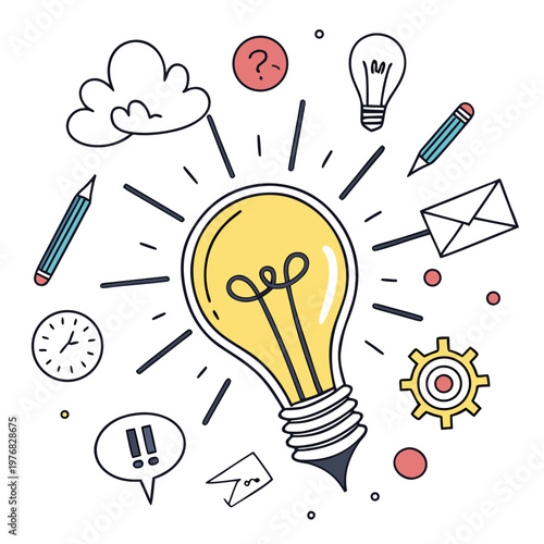 Idea and Innovation Concept