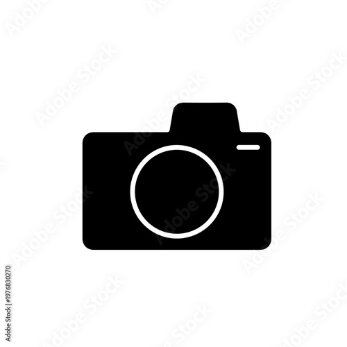 Digital Camera Vector Illustration 31 – Modern DSLR Photography Icon