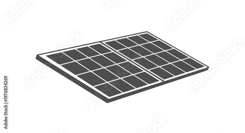 Solar Panel with Multiple Photovoltaic Cells.
