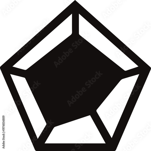 Data graph icon vector, analytics chart symbol, business statistics infographic element, modern flat design