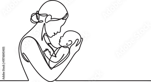 A tender moment of a swimmer comforting a baby with a swim cap