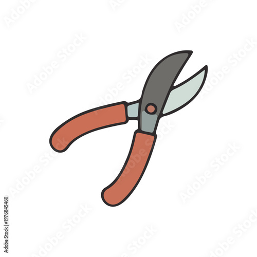 Handheld Garden Pruning Shears Icon