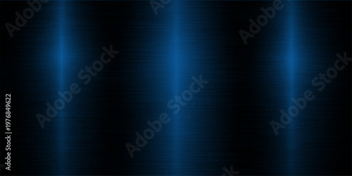 Abstract a study in contrasts, the image presents a sleek, dark canvas, illuminated by vibrant streaks of azure light. creating an air of sophistication.