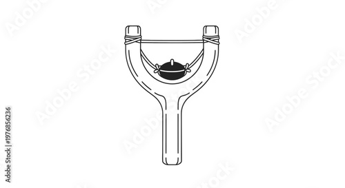 Laboratory Separating Funnel with Liquid.