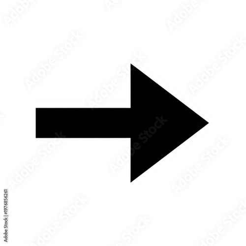 Black right-pointing arrow icon isolated on transparent background Free Download Black right-pointing arrow icon isolated on transparent background - GFXLoad