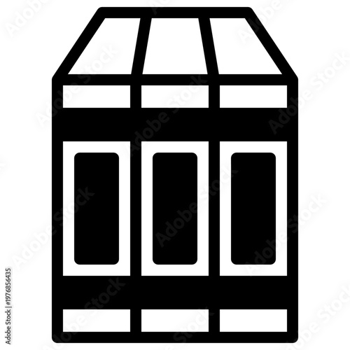 Encyclopedia Icon with Solid and Glyph Style