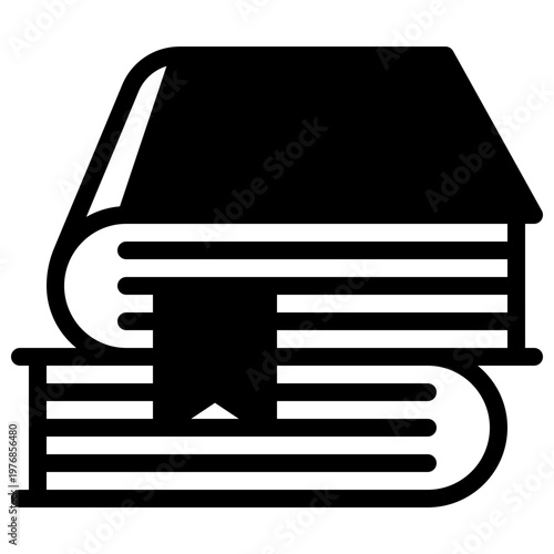 Learn Icon with Solid and Glyph Style