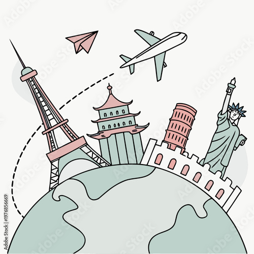 World Travel Concept