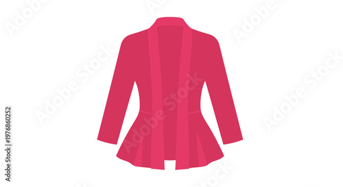 Pink Blazer Jacket Female Business Wear.