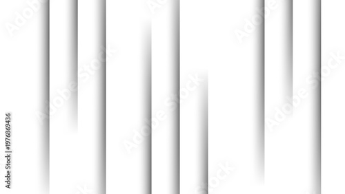 Vector Abstract art with grey vertical lines casting subtle shadows evoke minimalism that blends art and design