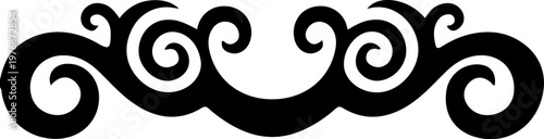 Decorative Swirl Flourish Ornament