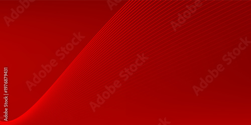 Design minimalist wavy lines background. abstract red background with wavy line vector abstract simple