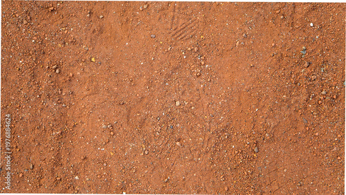 Obraz na płótnie Red dirt ground texture background