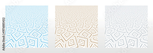 Set of abstract geometric patterns. Seamless vector backgrounds. Colored ornaments Graphic modern patterns Simple lattice graphic design