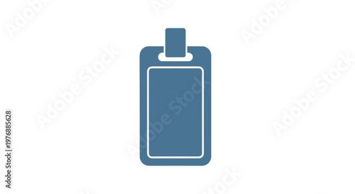 Blue Power Bank Icon Illustration Design.