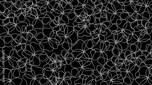 Abstract white line pattern background