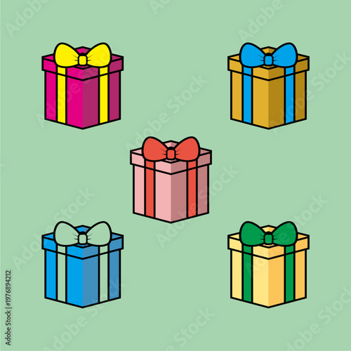 Gift Box Icon illustration vector