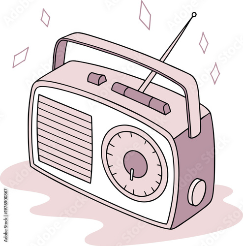retro camera vector illustration