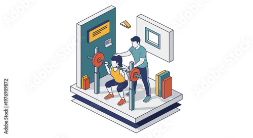 Isometric Guided Personal Training and Weightlifting Session