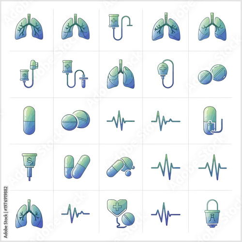 World Pulmonary Hypertension Day Hari Hipertensi Paru Sedunia Lungs Health Awareness Vector Illustration