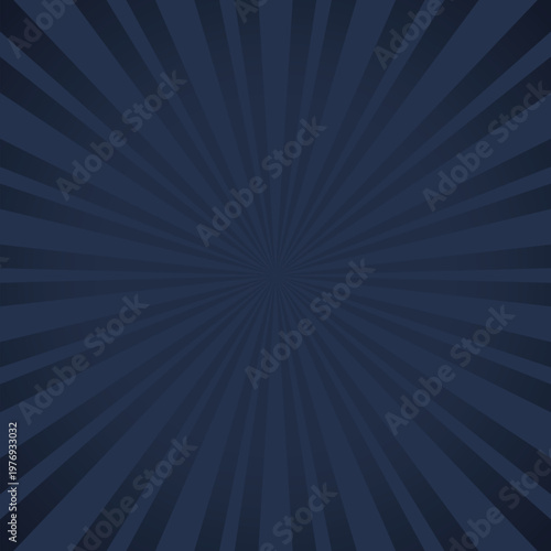 Blue rays background Black radial burst abstract background with sunburst rays from center, bold retro pop art style design ideal for comic themes, posters, banners, advertising, presentations