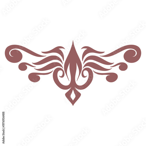 Wing Tribal Tattoo Element Decoration Ornamental Illustration 
