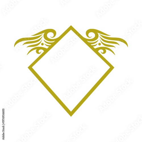 Wing Tribal Tattoo Element Decoration Ornamental Illustration 