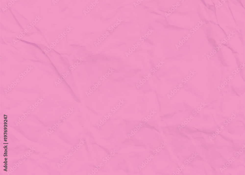 Fototapeta premium Crumpled pink paper texture background with crumpled background wrinkled abstract backdrop