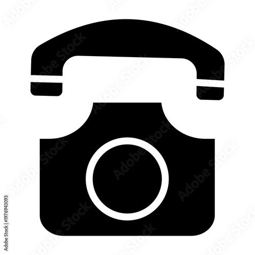 Rotary Vector Glyph Icon Design