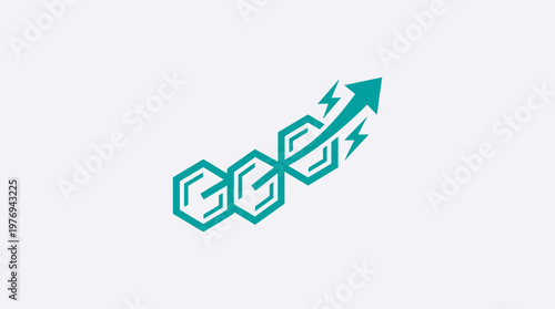 Free Download Abstract Logo Representing Growth and Technological Advancement - GFXLoad