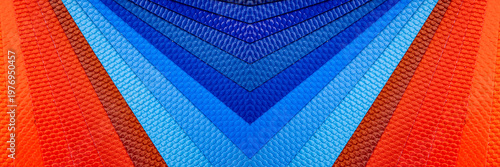 Sample of PVC Polymer Vinyl, Material design color palette layout, RAL color system